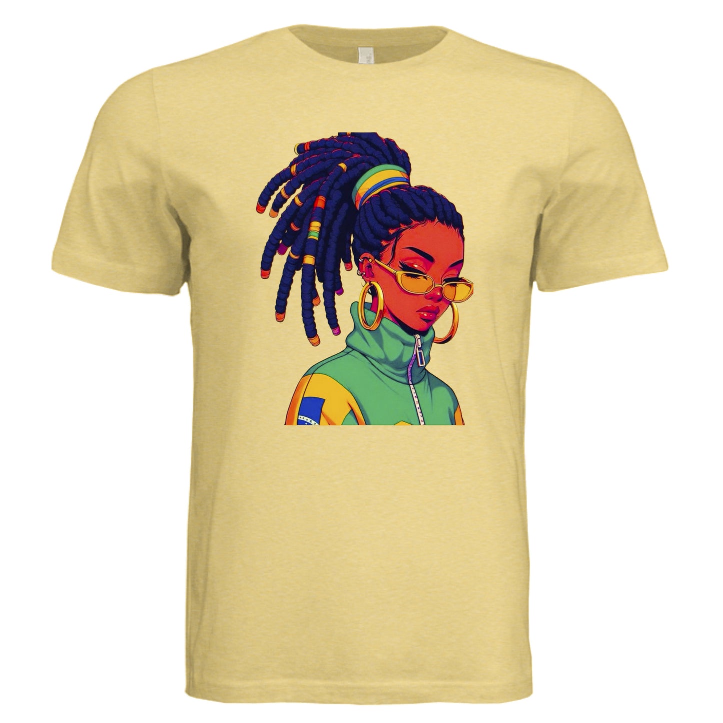 Pale Yellow Triblend - FRONT