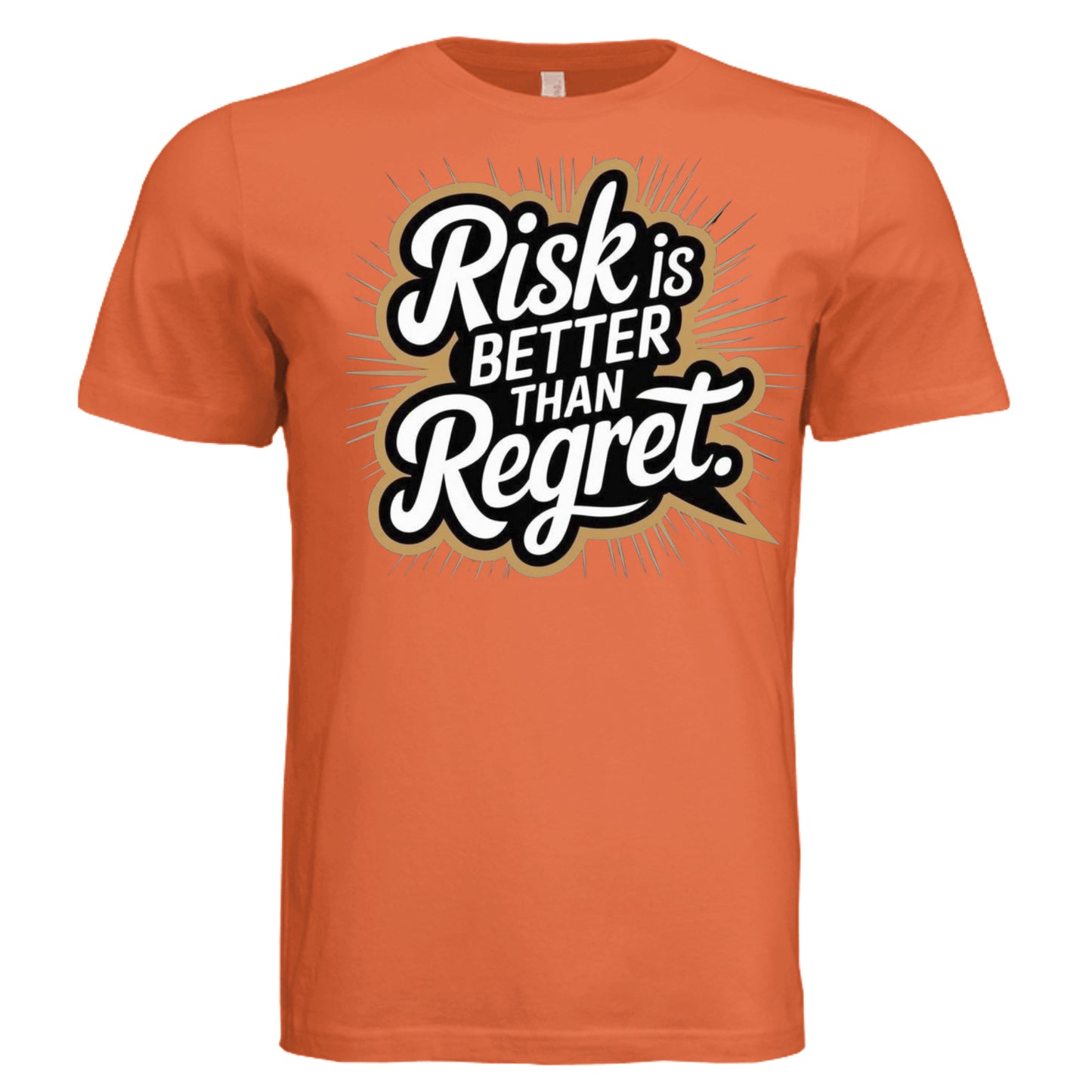 Solid Orange Triblend - 3413C - FRONT