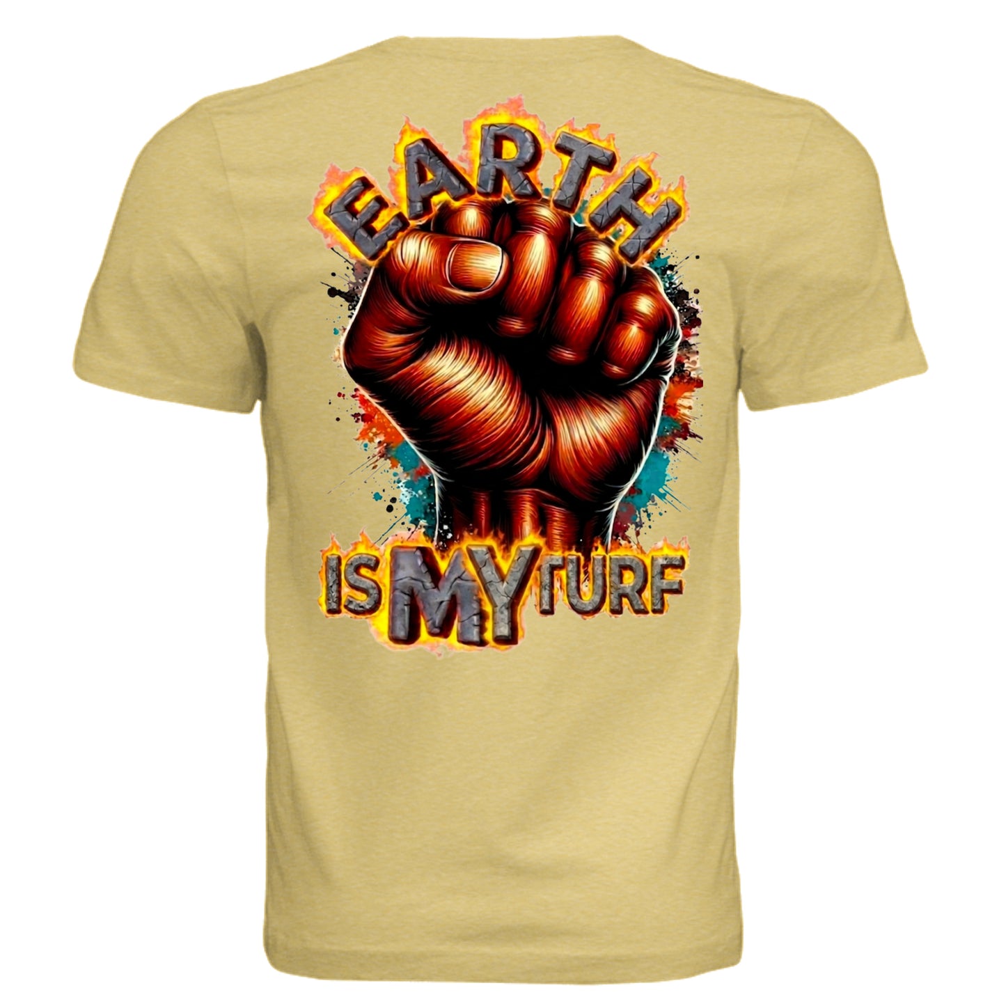 Mustard Triblend - 3413C - BACK