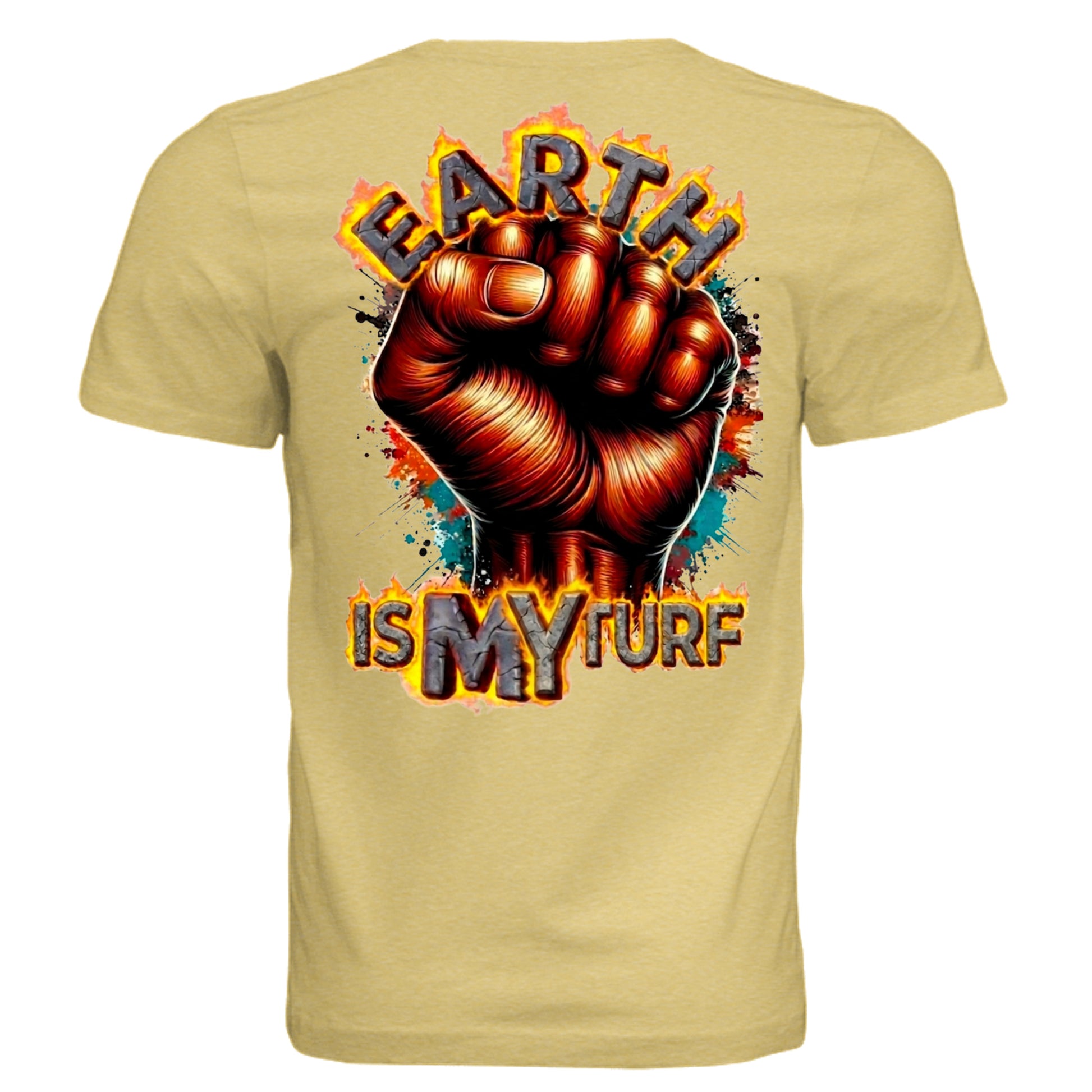 Mustard Triblend - 3413C - BACK